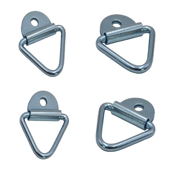 4x Lashing tie Anchor & Mounting Bracket Base For Horsebox