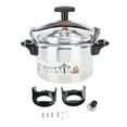 thumbnail image 2 of Pressure Cooker, Thickened Large Capacity Pressure Canning Pot Anti Stick Explosion Proof Aluminum Pressure Canner With Working Valve And  Valve For Commercial Home Use, 2 of 8