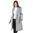 thumbnail image 1 of Abrigo clasico doble botonadura Roman Fashion /Juvenil, 4149 (Gris) gris EG, 1 of 6