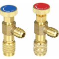 thumbnail image 1 of valve de Charge de Réfrigérant au Cuivre R12 R410, pour Climatisation, avec valve de Sécurité pour Liquide et Contrôle de Flux., 1 of 5
