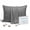 Gray, variant on Dafinner Luxury Set of 2 Pure Mulberry Silk Pillowcases with Hidden Zipper Queen Size, Silky Pillow Cases for Skin & Hair (20x30, White)