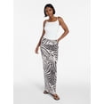 thumbnail image 2 of No Boundaries Knit Foldover Maxi Skirt with Side Tie, Women's & Women's Plus XXS-4X, 2 of 3