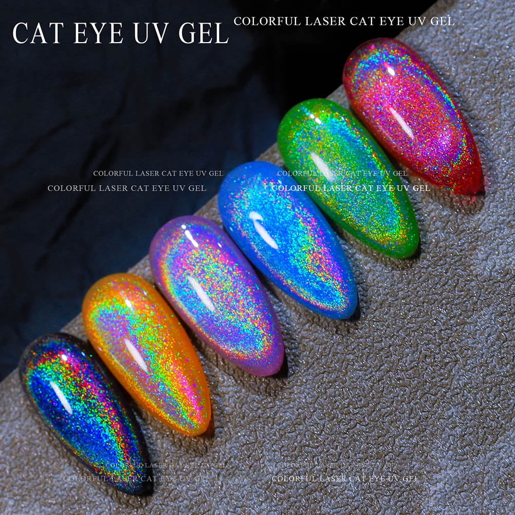 Candy Lover 9D Cat Eye Gel Nail Polish Kit, Quick Dry Gel Polish Sparkle  Colors with 1 Magnet Wand, Soak Off UV LED Nail Polish Manicure Gift -  Walmart.com
