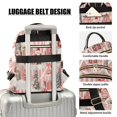 thumbnail image 3 of FORMRS Mini Backpack Purse for Women Travel Daypack Casual Shoulder Bag, Light Pink Gingerbread Houses, 3 of 7