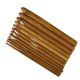thumbnail image 2 of Carbonized Wood Knitting Needles for Craft Projects Handmade Tools Ergonomically Designed Handles 12Pcs, 2 of 5