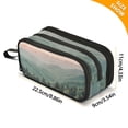 thumbnail image 4 of FORMRS Pencil Case with 3 Compartments Zipper Pouch, Elementary School Level and up, Mountains at Dawn, 4 of 8