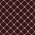 thumbnail image 1 of Ahgly Company Machine Washable Indoor Square Transitional Chocolate Brown Area Rugs, 4' Square, 1 of 7
