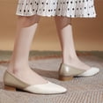thumbnail image 5 of Sngxgn Women's Flats Shoes Women Breathable Ballet Flats for Women Shoes for Women Flats Comfortable(White,37), 5 of 6
