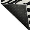 thumbnail image 3 of Addison Rugs Mayfield Washable Animal Skin Pattern Zebra Pearl Rectangle Rug, 10' x 14', 3 of 6