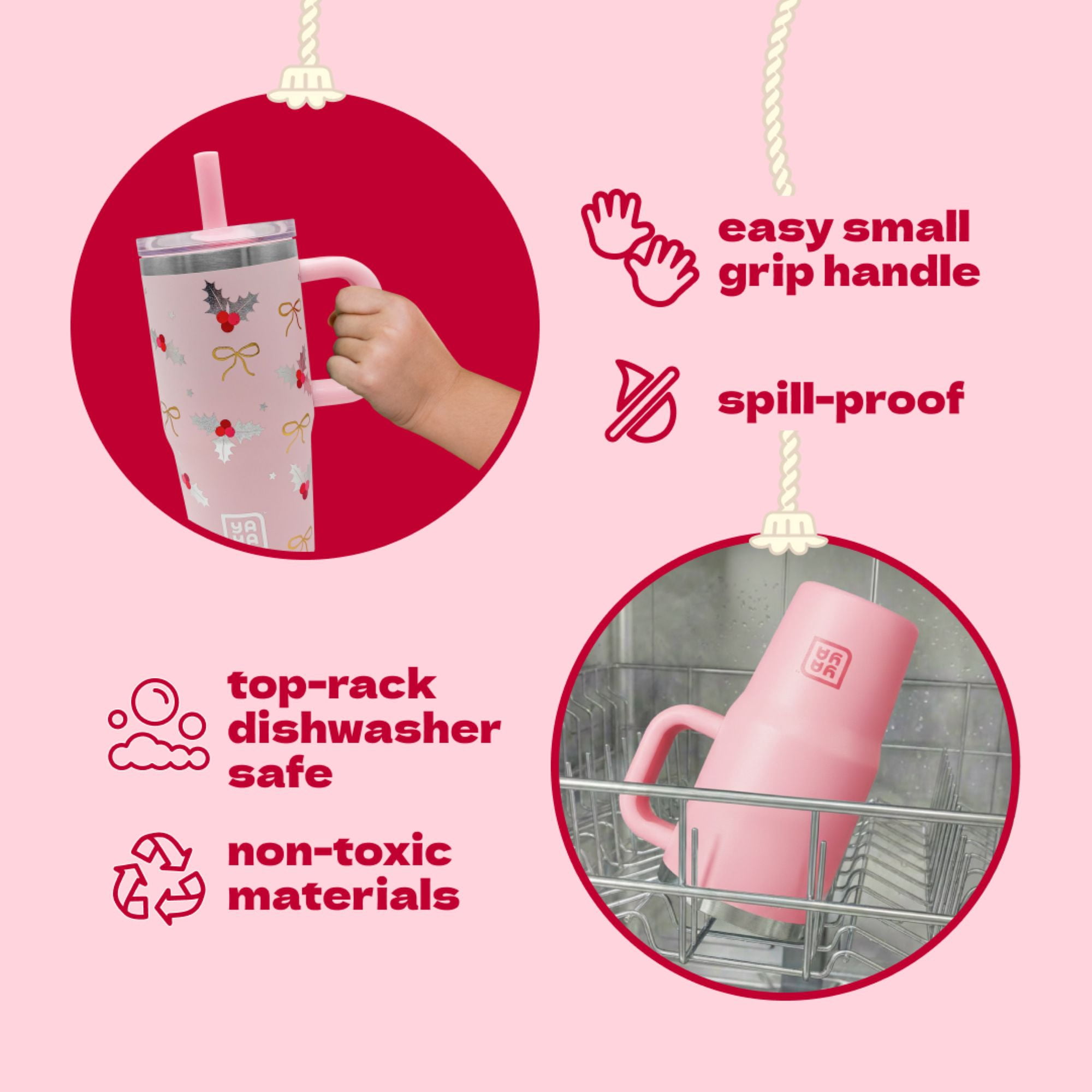 YAYA My First Travel Tumbler for Preschool & Kids 3+, Insulated