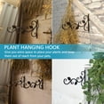thumbnail image 4 of WEUVEB Gancho Colgante De Pared En Hierro Negro Para Soporte De Macetas Y Hogar, 4 of 7