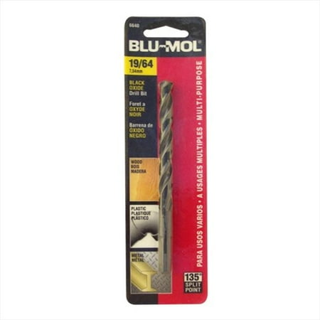 

Disston 6640 Blu-Mol 0.3 In. Diameter Black Oxide Jobber Drill Bit
