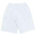 thumbnail image 4 of Nestiefly Mens Linen Shorts Casual Beach Shorts Elastic Waist Lightweight Drawstring Summer Cargo Shorts with 4 Pockets 2026 White M, 4 of 4