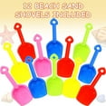 thumbnail image 3 of 12 Pcs Sand Shovels  Plastic Beach Shovels Bulk 7.7'' Colorful  Scoop Set Summer Beach Toys, Random Colors, 3 of 7