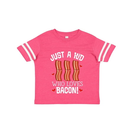 

Inktastic Just a Kid Who Loves Bacon Gift Toddler Boy or Toddler Girl T-Shirt