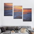 thumbnail image 4 of Nawypu Wall Art Paintings Sunrise frozen sea Beautiful winter landscape lake morning time Canvas Art Print wall Poster Artwork for living Room Bedroom Wall Decor and Home Decor 12''x16''X3 Panels, 4 of 4
