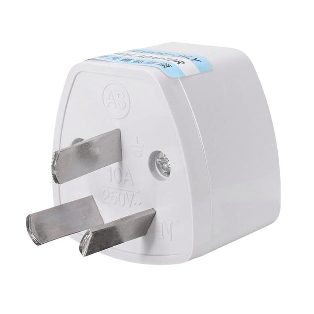 2 uds. Enchufe eléctrico 10A 250V Enchufe de cargador triangular Enchufe de viaje AU (AU)
