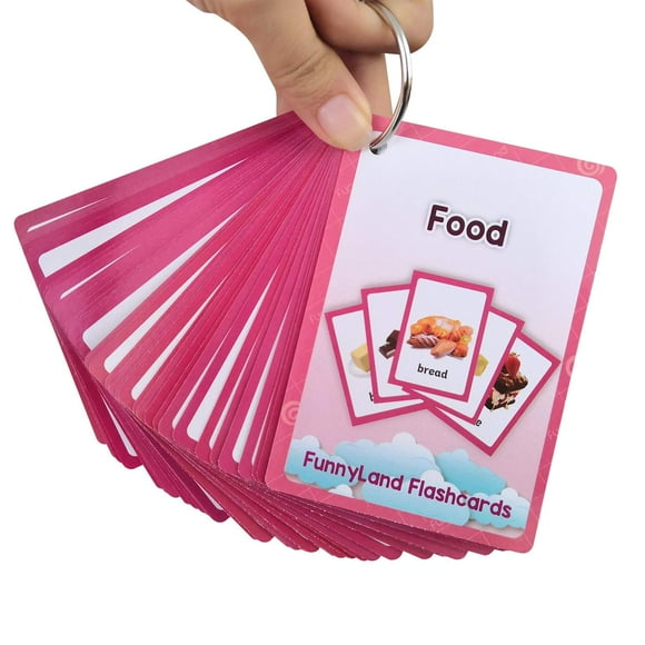 33 unids/set de comida, regalos para niños, tarjetas Flash en inglés, tarjeta de bolsillo, juguetes educativos de aprendizaje para bebés, preescolar