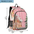 thumbnail image 2 of FORMRS School Backpack 17" Student Travel Bag with Laptop Compartment, Brown Gingerbread House, 2 of 7