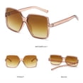 thumbnail image 3 of DecSea Trendy Vintage Aviator Square Sunglasses For Womens Mens Retro 70s Women Sun Glasses, 3 of 3