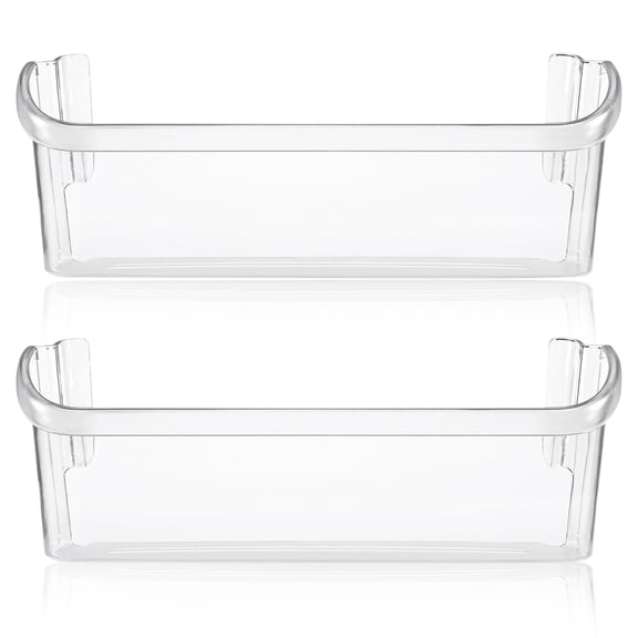 PartsBroz 242126602 Door Bin Shelf Bottom (2-Pack) - Compatible With Frigidaire Refrigerator