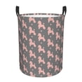 thumbnail image 6 of Lsque Poodle Dog pattern Laundry Hamper Basket, Tall Woven Rope Hamper Basket for Clothes, Lightweight Storage Basket, Collapsible Waterproof-Medium, 6 of 8