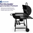 thumbnail image 2 of Parrilla Asador Bluelander para Carbón, Tipo Barril con Ruedas Transportadoras, 2 of 5