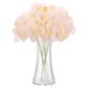 thumbnail image 1 of Uxcell 10 piezas de flores de hortensia artificiales de 16" de seda con tacto real, ramos grandes de hortensia realista para decoración de hogar, cocina, fiesta y boda, dorado claro, 1 of 7