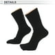 thumbnail image 3 of Calcetines de ciclismo Unique Bargains, transpirables, absorbentes de sudor, anti-fricción, negros, tamaño L, 1 par, 3 of 6