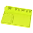 thumbnail image 2 of Soporte para cuchara, espátula de silicona, estante de almacenamiento, 6 ranuras, utensilios para colgar, resto, suministro de cocina, verde Jumpingount HA004432-05B, 2 of 7