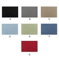 thumbnail image 4 of 4 Pcs de Napperons en Lin Double Couche Lavables Résistants aux Taches pour Table à Manger Bleu Foncé, 4 of 8