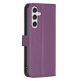 thumbnail image 2 of SaniMore Case for Samsung Galaxy A14 5G (6.6" 2023), PU Leather Flip Folio Book Protective Cover Cash Pocket Magnetic Clasp Credit Card Holder Kickstand Men Women Shockproof Wallet Shell, Purple, 2 of 11
