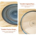 thumbnail image 6 of Dinner Plates, 10 Inch Round Porcelain Plates, Dish Set for Lunch, Party, Wedding, Restaurant, Microwave, Oven, Dishwasher Safe Plates Set of 6, Hot Assorted Colors, 6 of 7