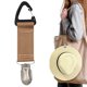thumbnail image 4 of Gorro con clip en bolsa de lona ​​portátil para guardar sombreros para viajes al aire libre prácticos artilugios, 4 of 6
