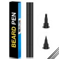 thumbnail image 5 of Lápiz de peluquero de doble cabeza para barba, herramienta para colorear para hombres (bolígrafo negro), 5 of 5