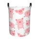 thumbnail image 1 of Fotbe Kawaii Pigs Cesto de Ropa con Asas, Cesto Impermeable de Gran Capacidad, Bolsa de Lavado para Dormitorio, Cesto de Ropa con Ruedas y Asas-Medium, 1 of 6