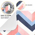 thumbnail image 2 of Yayeee Dish Drying Mat for Kitchen Counter 16"x18" Microfiber Absorbent Pad, White Geometric, 2 of 7