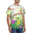 thumbnail image 5 of Rocae Plants and Insects for Men's Moisture-Wicking Crew Tee - T-Shirt for Sports, Outdoor Activities, and Casual WearSmall, 5 of 9