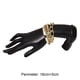 thumbnail image 2 of Moda con cuentas gruesas cadena de cable plano pulseras punk joyería para mujeres niñas regalo, 2 of 5