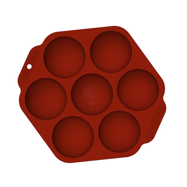 Yuarrent Molde de silicona para hornear gelatina y Chocolate, bandeja para cubitos de hielo, molde para galletas y dulces Herramientas y accesorios para hornear Rojo