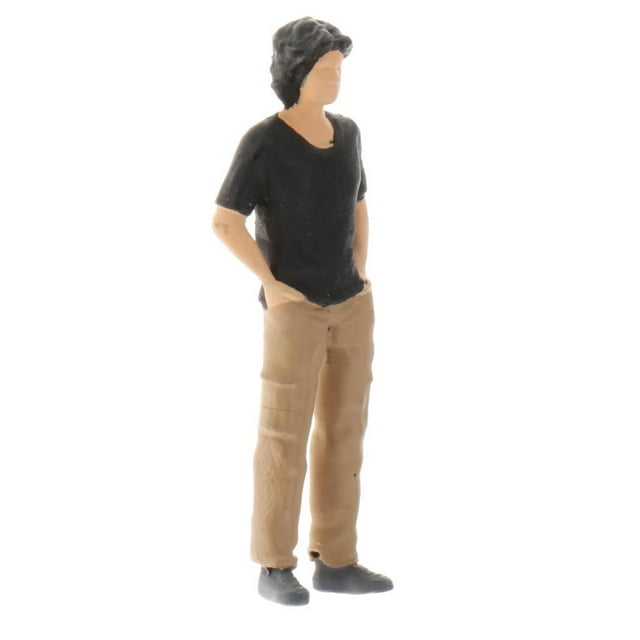 Miniatura de edad Zulema Street Repair People Layout Diorama Decor Camuflaje 1:64