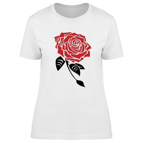 Flower Design T-Shirt Women -Image by Shutterstock, Female XX-Large