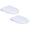 White, variant on 1 Pc Color Toilet Lid Cover Solid Bathroom Toilet Lid Cover Microfiber Elongated Toilet Seat Cover Machine Washable Solid Toilet Lid Cover Fits Most Lids, 18.11"x19.68", Black