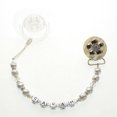 thumbnail image 2 of Personalized Name Flower Pacifier Clip, 2 of 2