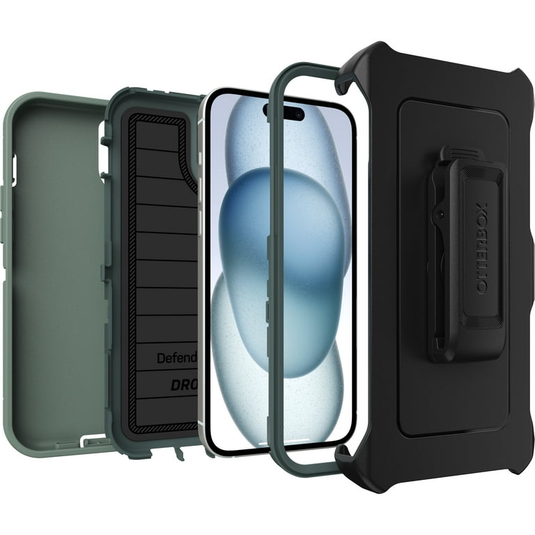 OtterBox Defender Series Pro Case for Apple iPhone 15 Plus and iPhone 14  Plus - Forest Ranger 