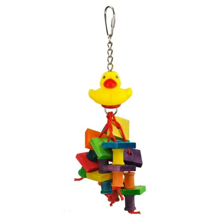 UPC: 0644472991185 | The Rubber Duck Monster Bird Toy-Material:Rubber/Wood