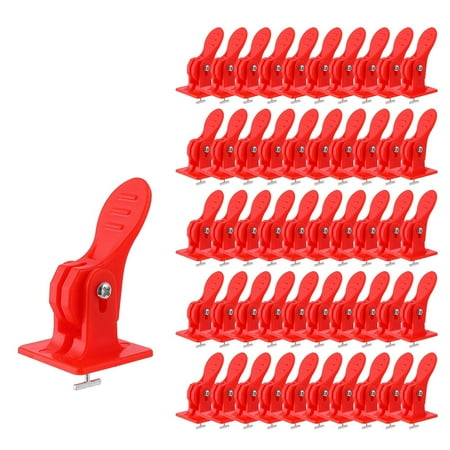 

50Pcs Tile Leveling System Flat Ceramic Leveler for Floor Wall Construction Tools Locator Alignment Tile Leveling Wedges