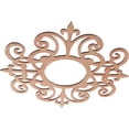 thumbnail image 2 of Ekena Millwork 26"OD x 8 1/2"ID x 1/4"T Dijon Wood Fretwork Pierced Ceiling Medallion, Cherry, 2 of 3