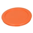 Pyrex 7200PC Replacement Lid Trio in Dark Blue, Orange, Red for 2Cup