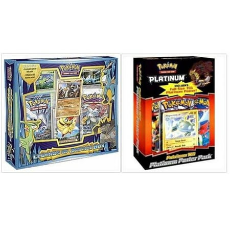 Pokemon Trading Card Game Legends of Justice Collection Box and Platinum Poster Pack Magnezone Vintage Collection Box Bundle, 1 of (Best Pokemon In Platinum)